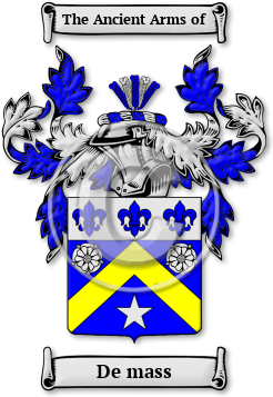 De mass Family Crest Download (jpg) Legacy Series - 150 DPI